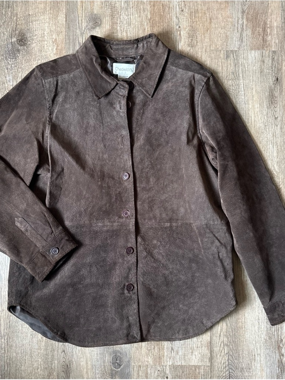 Leather Chadwick’s jacket